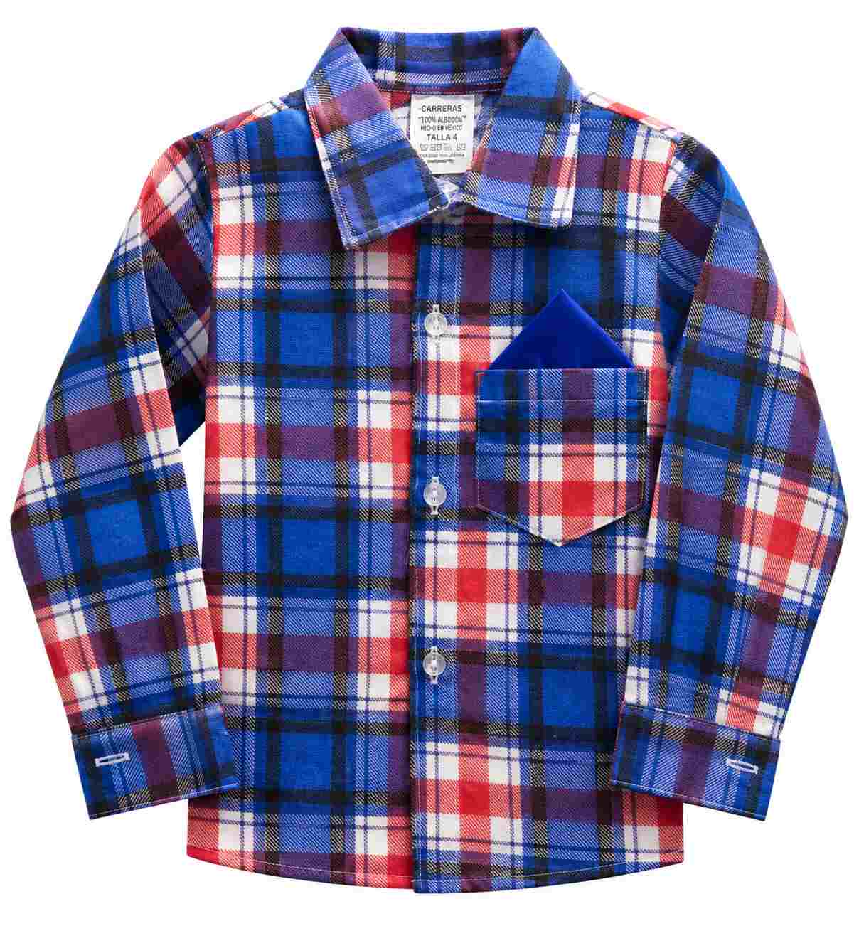 CAMISA JUNINA XADREZ INFANTIL  REF 421
